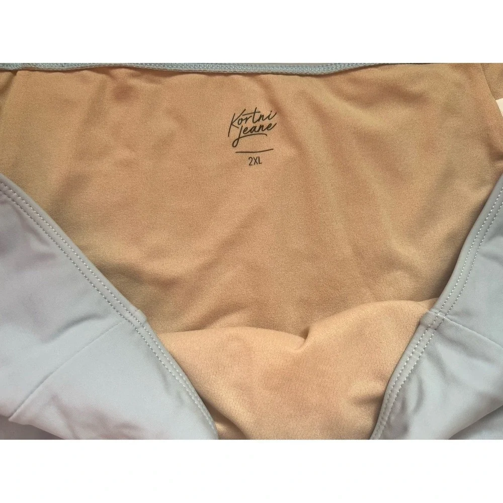 Kortni Jeane Light Blue Bikini Bottoms 2XL